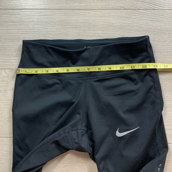 Nike Power Racer Black Training Run Tights Leggings - Picture 12 of 15